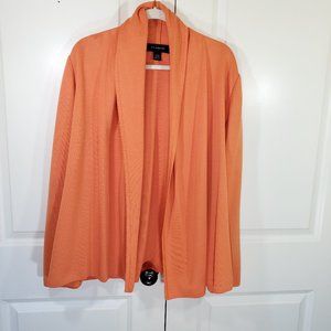 St. John Orange Cardigan Sweater